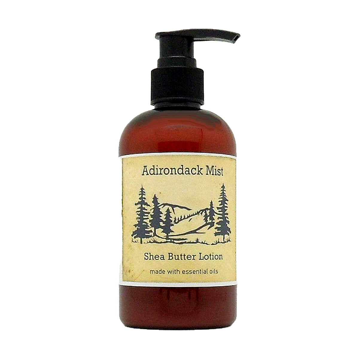 Adirondack Mist Shea Butter Lotion in an 8 oz. pump bottle
