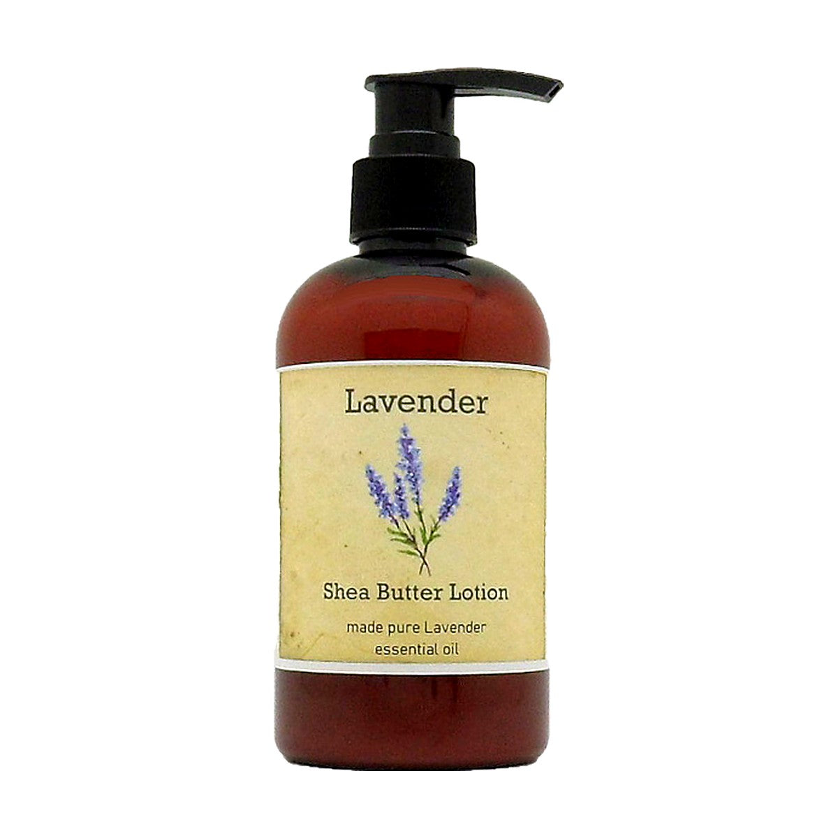 Lavender Shea Butter Lotion in an 8 oz. pump bottle