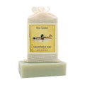 The Lake Herbal Soap bar with labeled muslin soap bag