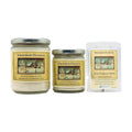 Adirondack Christmas soy wood wick candle in 12 oz. and 7 oz. jars with wax potpourri melts