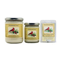 Christmas Tree soy wood wick candle in 12 oz. and 7 oz. jars with wax potpourri melts