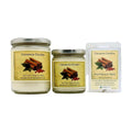 Cinnamon Candies soy wood wick candle in 12 oz. and 7 oz. jars with wax potpourri melts