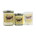 Maple Cream soy wood wick candle in 12 oz. and 7 oz. jars with wax potpourri melts
