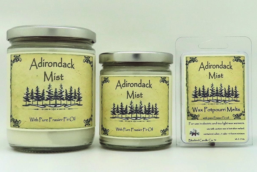 Blue Bird Candle Company Adirondack Mist (Soy Candles / Botanicals)